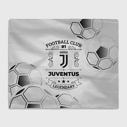 Плед флисовый Juventus Football Club Number 1 Legendary, цвет: 3D-велсофт