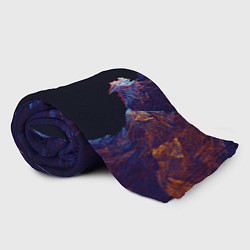 Плед флисовый Ледяной Коралловый Риф, цвет: 3D-велсофт — фото 2