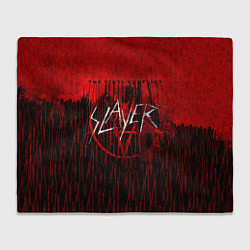 Плед флисовый The Vinyl Conflict - Slayer, цвет: 3D-велсофт