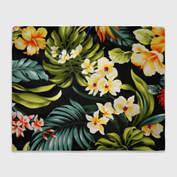Плед флисовый Vanguard floral composition Summer, цвет: 3D-велсофт
