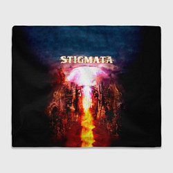 Плед флисовый Stigmata альбом, цвет: 3D-велсофт