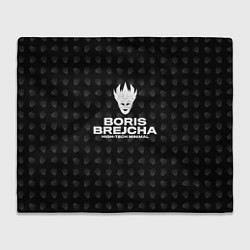 Плед флисовый Boris Brejcha High-Tech Minimal, цвет: 3D-велсофт