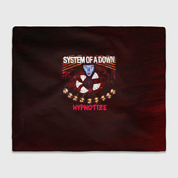 Плед флисовый Hypnotize - System of a Down, цвет: 3D-велсофт