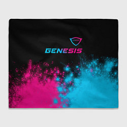 Плед флисовый Genesis Neon Gradient, цвет: 3D-велсофт