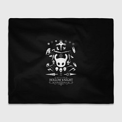 Плед флисовый Hollow Knight персонажи игры, цвет: 3D-велсофт