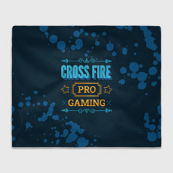 Плед флисовый Игра Cross Fire: pro gaming, цвет: 3D-велсофт