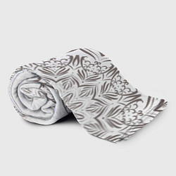 Плед флисовый Кружево мандал, цвет: 3D-велсофт — фото 2