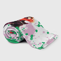 Плед флисовый Рокуро и Бэнио, цвет: 3D-велсофт — фото 2