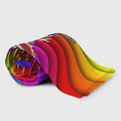 Плед флисовый Sonic - hedgehog - skateboarding - bands, цвет: 3D-велсофт — фото 2