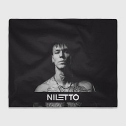 Плед флисовый Данил Прытков черно-белая фотография, цвет: 3D-велсофт