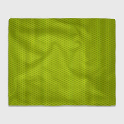 Плед флисовый Зеленый горошек абстракция, цвет: 3D-велсофт