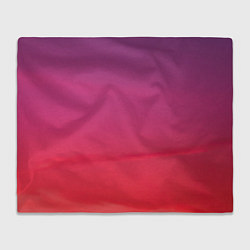 Плед флисовый Красное небо, цвет: 3D-велсофт