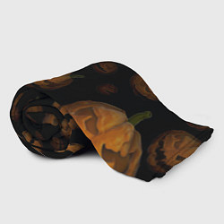 Плед флисовый Парящие тыквы Джека, цвет: 3D-велсофт — фото 2