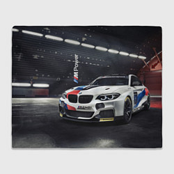 Плед флисовый BMW M 240 i racing - Motorsport, цвет: 3D-велсофт