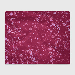 Плед флисовый Текстура Розовый взрыв, цвет: 3D-велсофт