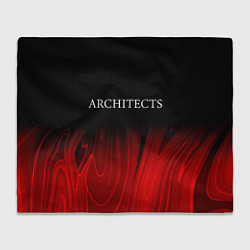 Плед флисовый Architects red plasma, цвет: 3D-велсофт
