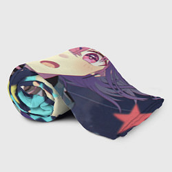 Плед флисовый Маюми Додзима - Красавчики детективы, цвет: 3D-велсофт — фото 2