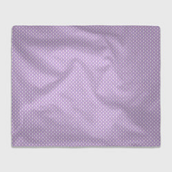Плед флисовый Вязаное полотно - Розовое, цвет: 3D-велсофт