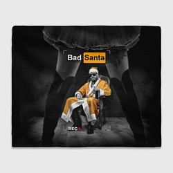 Плед флисовый Bad Santa REC, цвет: 3D-велсофт