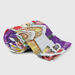 Плед флисовый Зайка в подарочном мешке, цвет: 3D-велсофт — фото 2