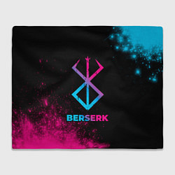 Плед флисовый Berserk - neon gradient, цвет: 3D-велсофт