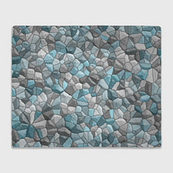 Плед флисовый Мозаика из цветных камней, цвет: 3D-велсофт
