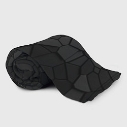 Плед флисовый Черные стальные плиты, цвет: 3D-велсофт — фото 2