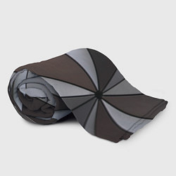 Плед флисовый Металлическая геометрическая броня, цвет: 3D-велсофт — фото 2