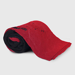 Плед флисовый Черное и красное, цвет: 3D-велсофт — фото 2