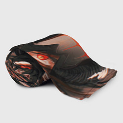 Плед флисовый Аста и его демон - Черный клевер, цвет: 3D-велсофт — фото 2