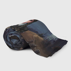 Плед флисовый Уэнсдэй арт, цвет: 3D-велсофт — фото 2