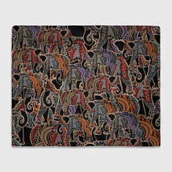 Плед флисовый Камуфляж из слона, цвет: 3D-велсофт