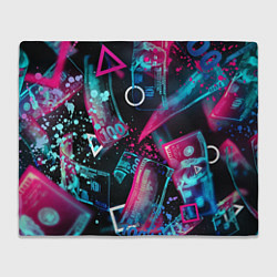 Плед флисовый Neon money, цвет: 3D-велсофт