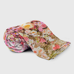 Плед флисовый Тысяча цветов, цвет: 3D-велсофт — фото 2