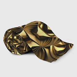 Плед флисовый Золотой калейдоскоп, цвет: 3D-велсофт — фото 2