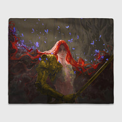 Плед флисовый Маления из Elden Ring, цвет: 3D-велсофт