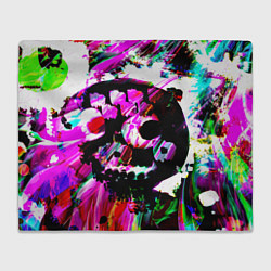 Плед флисовый Парень в Черной маске, цвет: 3D-велсофт