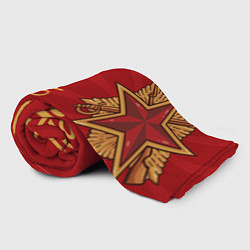 Плед флисовый Победа 1945 звезда, цвет: 3D-велсофт — фото 2