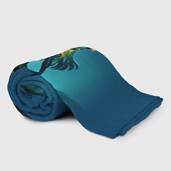 Плед флисовый Subnautica русалка, цвет: 3D-велсофт — фото 2