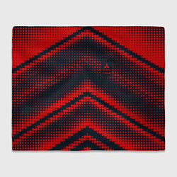 Плед флисовый Mitsubishi sign, цвет: 3D-велсофт