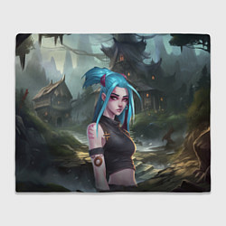 Плед флисовый Jinx art, цвет: 3D-велсофт