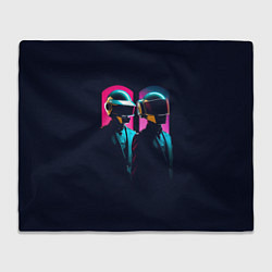 Плед флисовый Daft Punk - One more time, цвет: 3D-велсофт