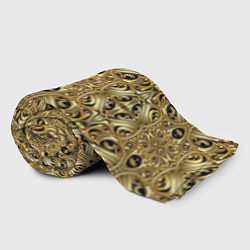 Плед флисовый Золотая кольчуга, цвет: 3D-велсофт — фото 2
