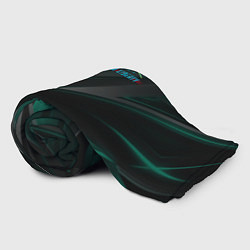 Плед флисовый Cyberpunk 2077 phantom liberty dark logo, цвет: 3D-велсофт — фото 2