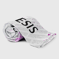 Плед флисовый Genesis pro racing: надпись и символ, цвет: 3D-велсофт — фото 2