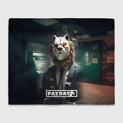 Плед флисовый Payday 3 lion, цвет: 3D-велсофт