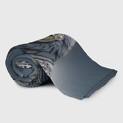 Плед флисовый Ворон викинг, цвет: 3D-велсофт — фото 2