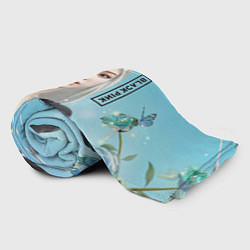 Плед флисовый Роза Блэкпинк, цвет: 3D-велсофт — фото 2