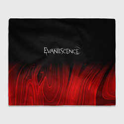 Плед флисовый Evanescence red plasma, цвет: 3D-велсофт