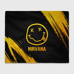 Плед флисовый Nirvana - gold gradient, цвет: 3D-велсофт